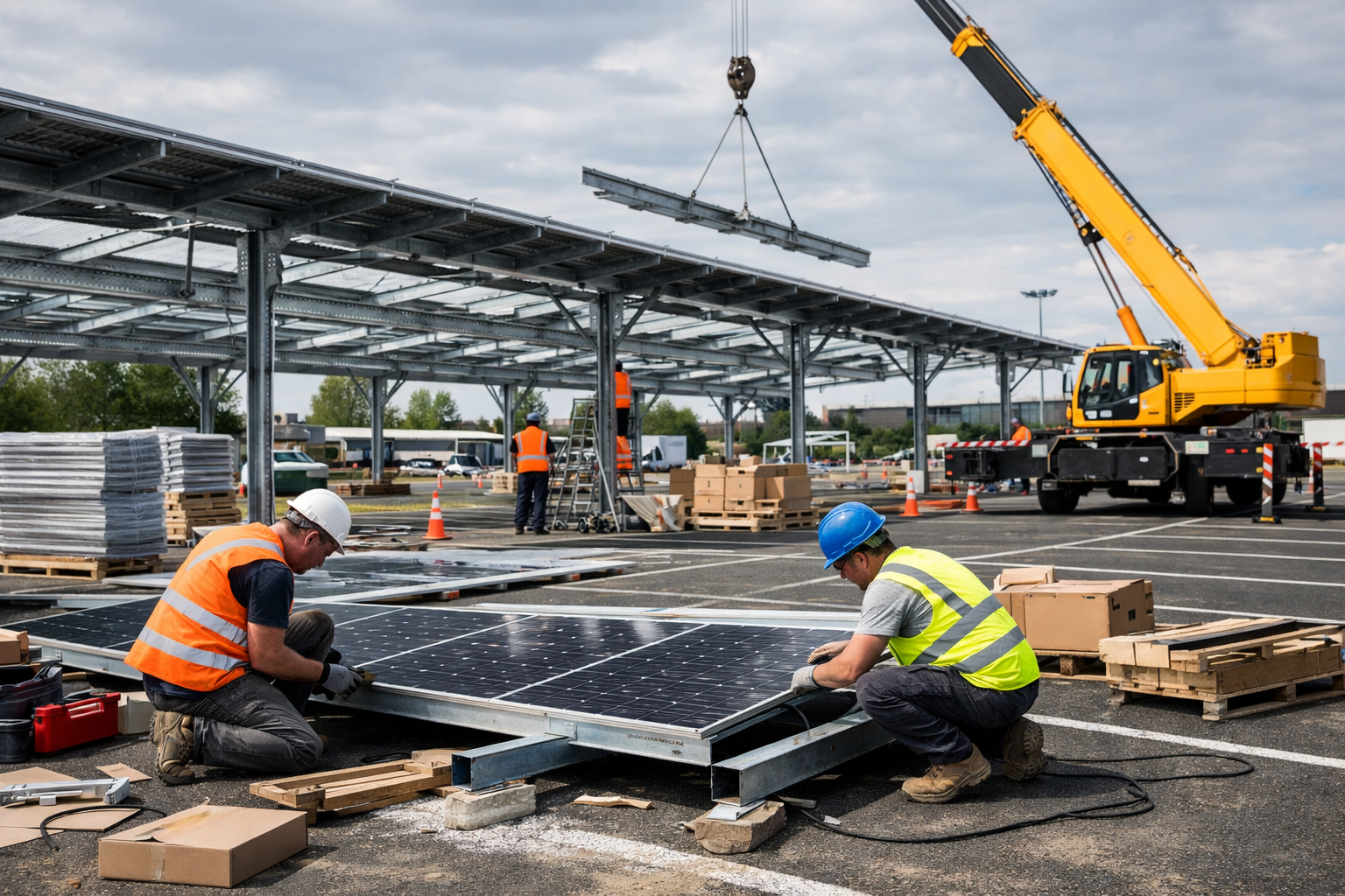 You are currently viewing L’obligation de solarisation des parkings extérieurs : une mesure ambitieuse face à des contraintes opérationnelles
