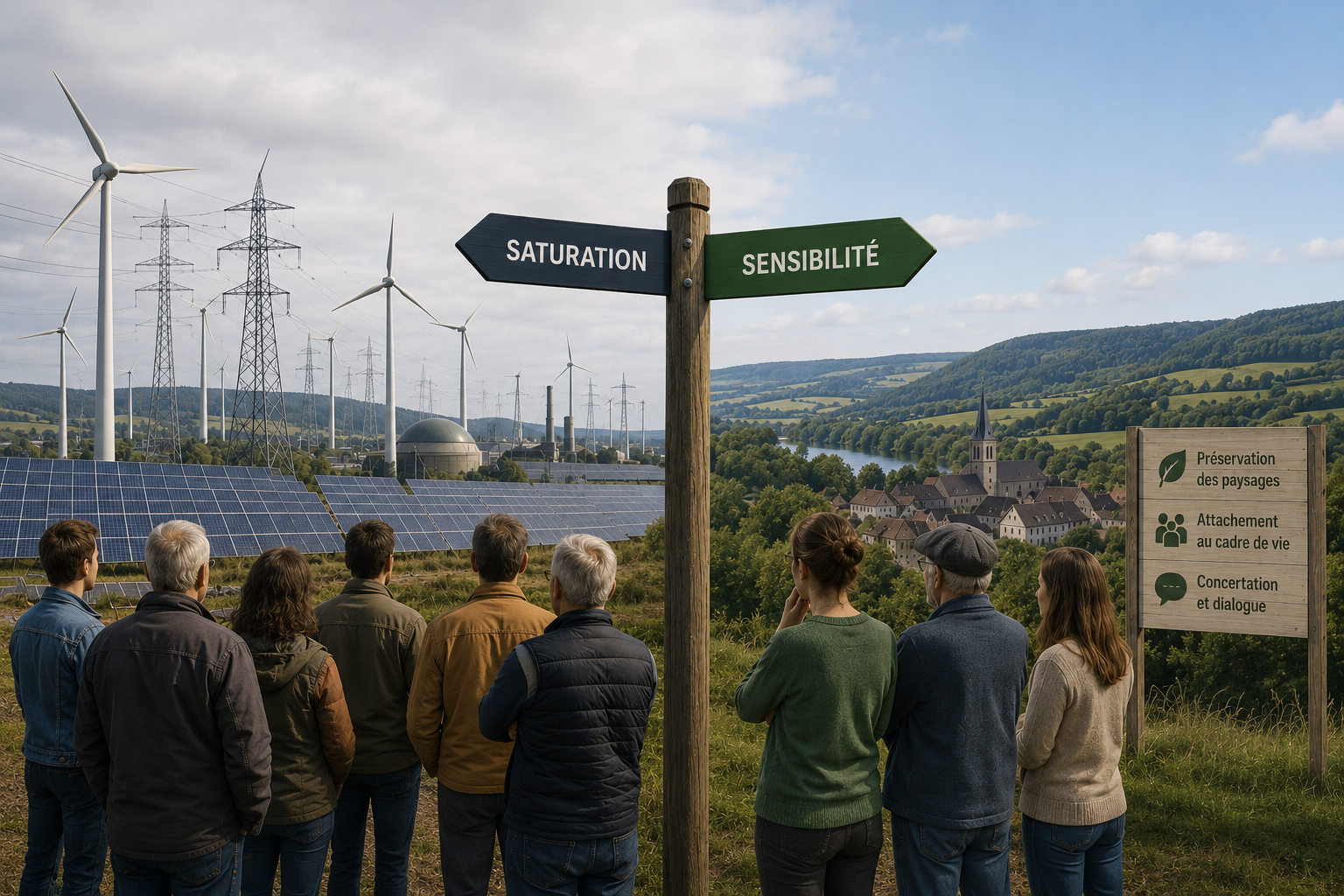 Lire la suite à propos de l’article Acceptabilité locale des énergies renouvelables dans le Grand Est : un contraste entre saturation et sensibilité