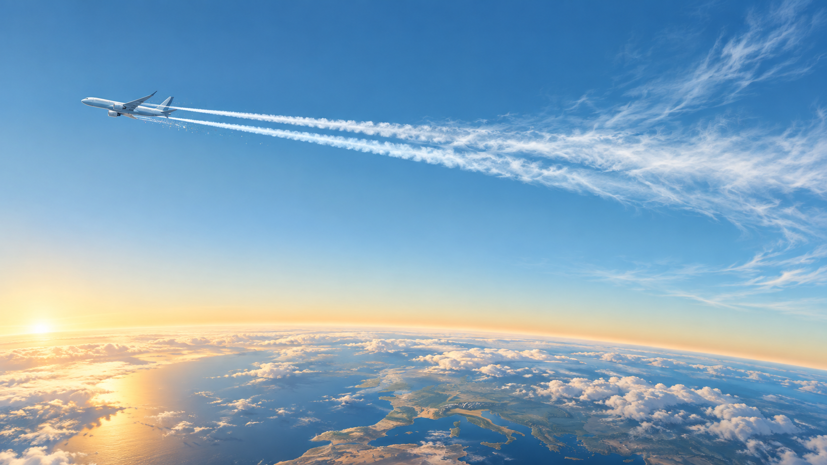 Lire la suite à propos de l’article Les traînées d’avion peuvent-elles aggraver le réchauffement climatique ?